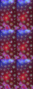 Botanik çizim kalıbı. Organik elementler. Suluboya etkisi. Raster deseni.