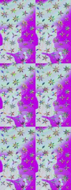 Tekstil, tebrik kartı, boyama kitabı, telefon kılıfı baskısı için kullanılabilir. Etnik Mandala süsü. Raster Henna dövme stili. Hint çiçekli desenli şal desenli..