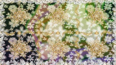 Wallpaper baroque, damask. Graphic modern seamless pattern on neutral and gray colors. Seamless floral pattern. Seamless raster background.