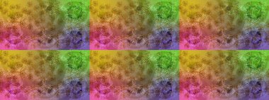 Renkli elementlerle Raster ilginç desen.