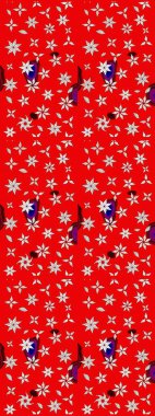 Raster illüstrasyonu. Anti-stres için soyut örnek sayfası. Kırmızı ve nötr renklerde.