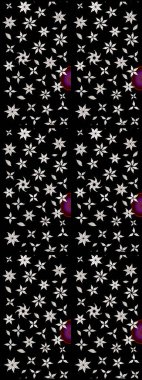 Şekil verilmiş çiçeklerle eskiz deseni. Çiçek deseni duvar kağıdı, desen dolguları ve web sayfası arka planı için kullanılabilir. Süslü zentangle çizim dokusu, soyut çiçeklerle süslenmiş..