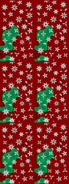 Sevgililer günü ve tebrik kartı konsepti için şık bir davetiye. Üst manzara, yumuşak stil. Çiçek kompozisyonu, el boyası, hassas şablon. Kırmızı renkte manzaralı çiçek deseni.