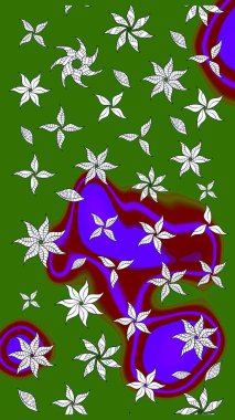 Eski usul. Raster. Kumaş, tekstil, duvar kağıdı baskısı için. Raster illüstrasyonu. Tomurcukları çiçek olan sevimli bir çiçek deseni. Taslak arkaplan.