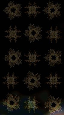 Raster illüstrasyonu. Kar taneleri deseni. Arkaplanda soyut kar taneleri olan düz tasarım. Kar tanesi süsleme deseni. Kar taneleri arkaplanı.