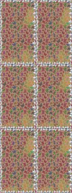 Soyut, pürüzsüz bir arkaplan. Raster. Kelebek deseni. Bej ve kahverengi renklerin çizimi. Moda Kumaşı Tasarımı.