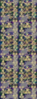 Arabesk ile klasik model. Geleneksel klasik süs. Arabesk ve çiçekli doğu raster desenleri.