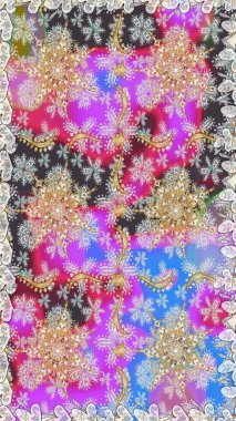 Small depth of field. Gray backdrop with gold trim. Pattern on gray colors with golden elements. Patina. Carving. Seamless element woodcarving. Luxury furniture. Furniture in classic style.