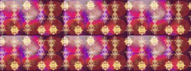 Renkli Yaz Temalı eskiz kalıbı. Düz Çiçek Elementleri Tasarımı. Kırmızı, mor ve pembe renkte çiçekler. Raster illüstrasyonunda çiçek deseni çizimi.