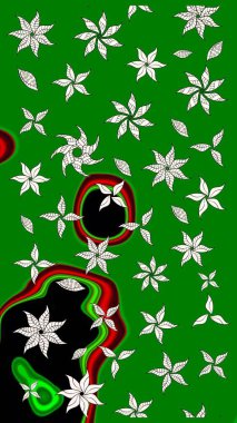 Of doodle elements. Hand drawn Raster illustration. Sketch flower pattern can be used for wallpaper, website background, wrapping paper, invitation, flyer, banner or website.