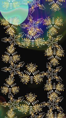 Kış sembolü. Raster resim. Kış. Renkli arka plan üzerinde izole suluboya kar taneleri.