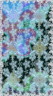 Düz Çiçek Elementleri Tasarımı. Kusursuz çiçek deseni. Güzel kumaş deseni. Raster illüstrasyonu. Asya tekstil tarzında. Renkli Bahar Teması Kusursuz Arkaplan.