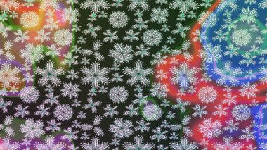 Raster deseni. Küçük çiçekte güzel bir çiçek deseni var. Çiçekli çiçek deseni, suluboya..