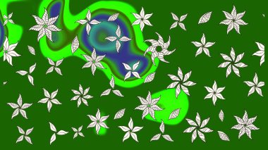 Motley illüstrasyonu. Moda baskıları için zarif bir şablon. Robot resim. Küçük renkli çiçekler. Çiçekli yaz çiçekleri. Küçük çiçekte şirin desenler.