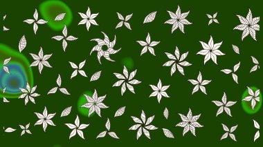 Güzel suluboya yaz çiçekleri deseni..