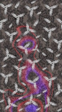 Raster şirin suluboya çiçek desenleri çiziyor. Büyük bir çiçek boyası seti. Kartlar, davetiyeler, tarih kartları ve daha fazlası için kullanılabilir.