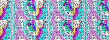 Çiçekli güzel suluboya desen. Renklerle. Raster illüstrasyonu.