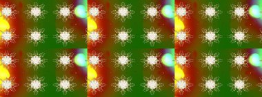 Güzel kar tanesi ikonu. Ağ için güzel bir kar tanesi simgesinin basit bir çizimi. Renkli arka planda izole tatlı kar taneleri. Raster illüstrasyonu.