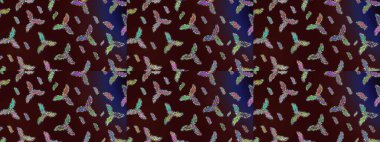 Düz dizayn. Raster skeci. Kar Tanesi Mozaik ikonu. Sembol kışı, donmuş, Noel, yeni yıl tatili. Grafiksel element dekorasyonu. Siluet kar taneleri tabelası izole edilmiş kahverengi, mavi ve yeşil renkler.