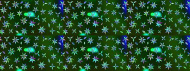 Raster illüstrasyonundaki çiçek desenli çizim. Düz Çiçek Elementleri Tasarımı. Güzel kumaş deseni. Renkli Bahar Teması çizim şablonu.