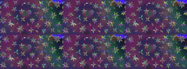 Mor ve mor renkli çiçekler. Yumuşak, yaz çiçekli arka plan. Raster çiçek desenli ve çiçekli..