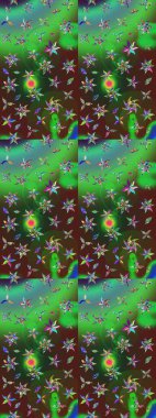 Güzel kumaş deseni. Raster çiçekli arka plan. Düz Çiçek Elementleri Tasarımı. Güzel eskiz şekli. Yazdır. Renkli Yaz Teması çizim şablonu.