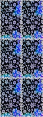 Raster illüstrasyonu. El çizimi. Çiçekli, yapraklı, çiçeksiz çiçek desenli..