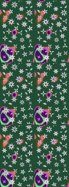 Kumaş, tekstil, duvar kağıdı baskısı için. Eskiz geçmişi. Eski usul. Tomurcukları papatya çiçekleri olan sevimli bir çiçek deseni. Raster illüstrasyonu. Miles Fleur, dandik süs.