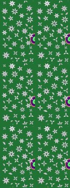 Raster çiçek desenli çiçek deseni, yapraklar, dekoratif elementler, sıçrama, lekeler, el çizimi kontur çizgileri ve Doodle çizim stili, grafik raster çizim çizimi.