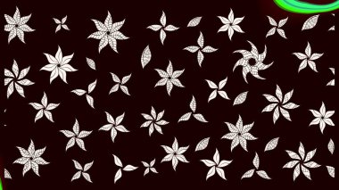 Eskiz geçmişi. Raster. Tomurcukları çiçek olan sevimli bir çiçek deseni. Raster illüstrasyonu. Kumaş, tekstil, duvar kağıdı baskısı için. Antika retro tarzı.