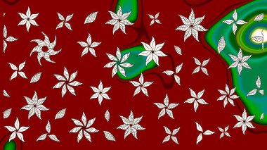 Çiçek arkaplan. Güzel kumaş deseni. Çizim raster deseni.