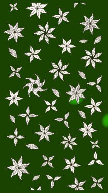 Raster illüstrasyonu. Düz Çiçek Elementleri Tasarımı. Asya tekstil tarzında. Çiçek desenli çizim. Güzel kumaş deseni. Renkli Bahar Teması çizim şablonu.