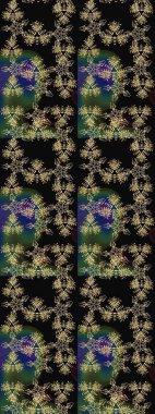 Kar taneleri deseni. Kar tanesi rengarenk desen. Raster kar taneleri arka planda. Soyut kar taneleri arkaplanda izole edilmiş düz dizayn. Raster illüstrasyonu.