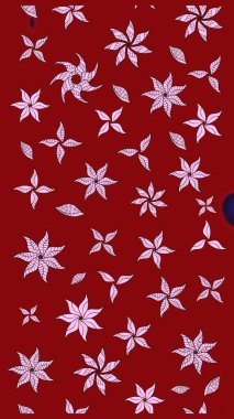 Kırmızı renkte güzel çiçekler olan eskiz deseni, suluboya çiçek deseni, duvar kağıdı, kart ya da kumaş için fayanslı. Raster..