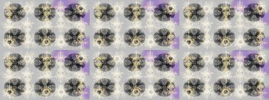 Folk Style. Raster illüstrasyonu. Tekstil için Lacy Fashion Print. Stilize Çiçekler. Mandalas 'ın dekoratif dokusu. Kumaş veya Duvar Kağıdı Tasarımı. Dantelli Kar Tanelerinin Etkisi.