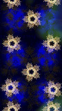 Raster illüstrasyonu. Kar taneli desen. Raster Noel soyut renkli arkaplan ve düşen kar tanesi..