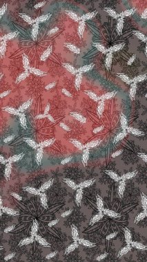 Çiçek kompozisyonu, el boyası, hassas şablon. Sevgililer günü ve tebrik kartı konsepti için şık bir davetiye. Manzaralı çiçek deseni. Üst görünüm, yumuşak gri renk tarzı.