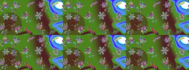 Raster illüstrasyonu. Kar taneli desen. Raster Noel soyut renkli arkaplan ve düşen kar tanesi..