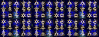 Raster illüstrasyonu. Kar taneleri ve raster arkaplanlı Noel karalaması deseni.