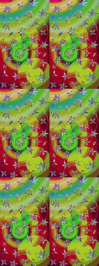 Çiçek arkaplanlı soyut zarafet eskiz deseni. Raster Güzel kumaş deseni.