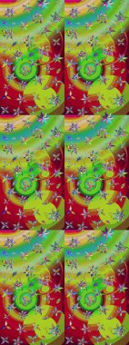 Çiçek arkaplanlı soyut zarafet eskiz deseni. Raster Güzel kumaş deseni.