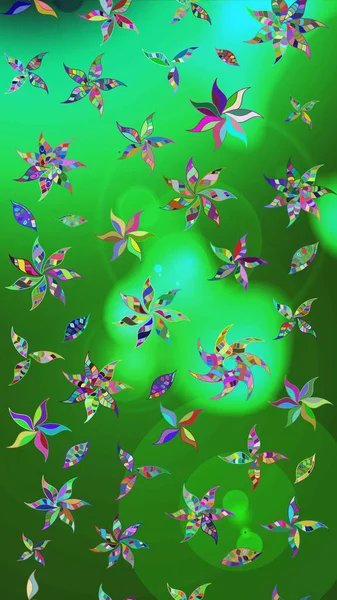 Küçük bir çiçekte eskiz deseni. Raster illüstrasyonu. Hoş bir çiçek geçmişi var. Güzel kumaş deseni.