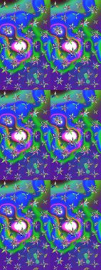 Dekorasyon ve tasarım için güzel bir desen. Çiçeğin suluboya çizimlerinin mükemmel deseni. Eski model. Suluboya çizim kalıbı. Moda baskısı. Raster illüstrasyonu.