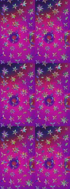 Çiçeğin suluboya çizimlerinin mükemmel deseni. Moda baskısı. Dekorasyon ve tasarım için güzel bir desen. Eski model. Suluboya çizim kalıbı. Raster illüstrasyonu.