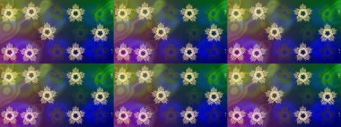 Geleneksel klasik süs. Arabesk ve çiçekli doğu raster desenleri. Arabesk ile klasik desen.