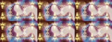 Basit bir kar tanesi. Altın renkli şirin kar taneleri. Kışın sembolü, mutlu noeller, mutlu yeni yıl kutlaması Raster illüstrasyonu. Soyut duvar kağıdı, ambalaj dekorasyonu.