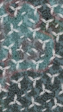 Modern stil dokusu. Çiçek desenli raster, nötr çizgi grafik deseni soyut raster arkaplan.