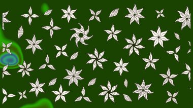 Kumaş, duvar kağıdı ve kağıt üzerine baskı yapmak için gelişen arka plan. Raster illüstrasyonu. Moda arka planında parlak buketler. Eski usul küçük çiçekli şirin bir eskiz deseni..