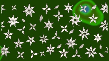 Yeşil ve nötr renklerde. Raster illüstrasyonu. Çiçekli güzel suluboya desen.