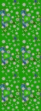 Çiçek arkaplan. Güzel kumaş deseni. Çizim raster deseni.